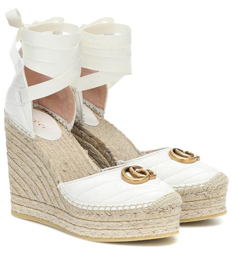 espadrille compensée gucci|gucci espadrilles women us.